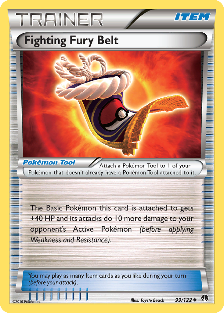 Fighting Fury Belt (99/122) [XY: BREAKpoint] | Mindsight Gaming