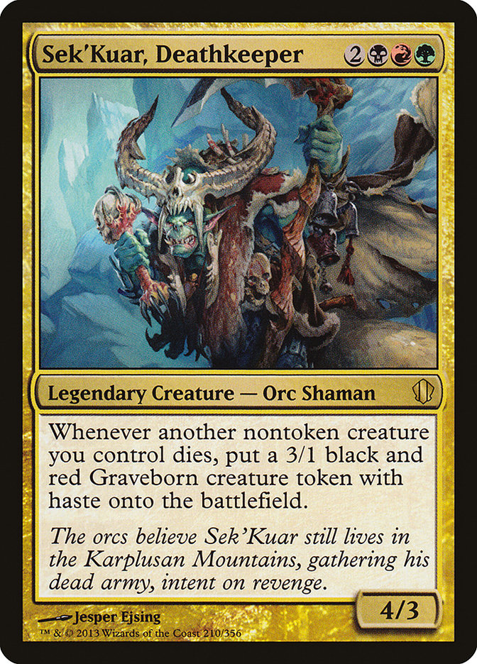 Sek'Kuar, Deathkeeper [Commander 2013] | Mindsight Gaming