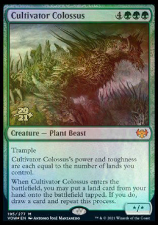 Cultivator Colossus [Innistrad: Crimson Vow Prerelease Promos] | Mindsight Gaming