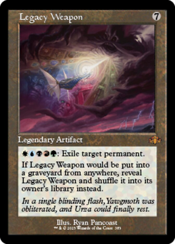 Legacy Weapon (Retro) [Dominaria Remastered] | Mindsight Gaming