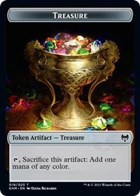 Treasure // Replicated Ring Double-sided Token [Kaldheim Tokens] | Mindsight Gaming