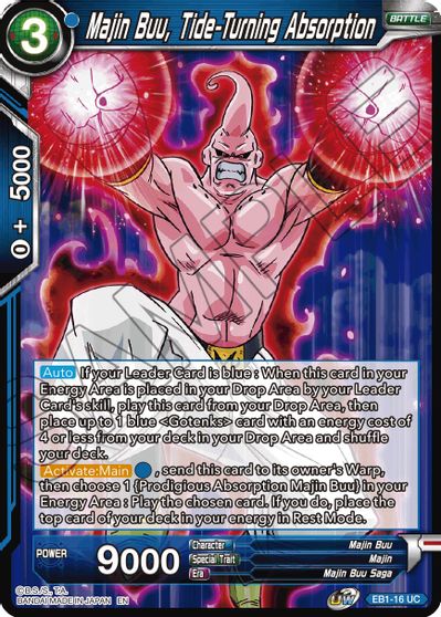 Majin Buu, Tide-Turning Absorption (EB1-16) [Battle Evolution Booster] | Mindsight Gaming