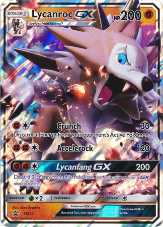 Lycanroc GX (SM14) (Jumbo Card) [Sun & Moon: Black Star Promos] | Mindsight Gaming