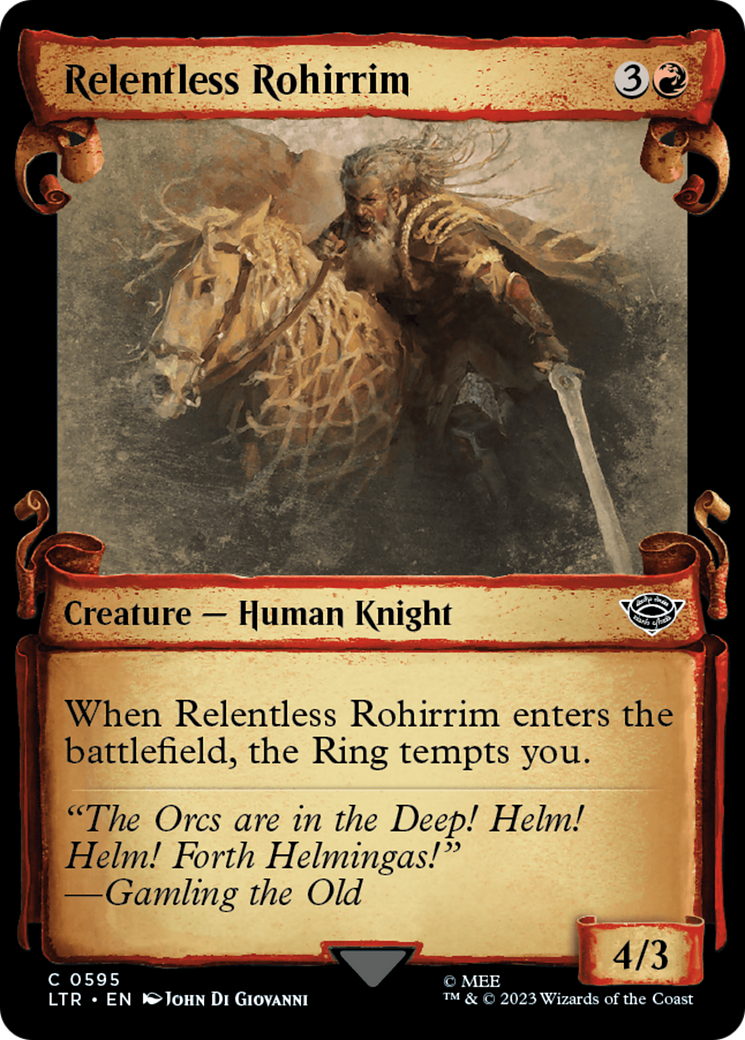 Relentless Rohirrim [The Lord of the Rings: Tales of Middle-Earth Showcase Scrolls] | Mindsight Gaming