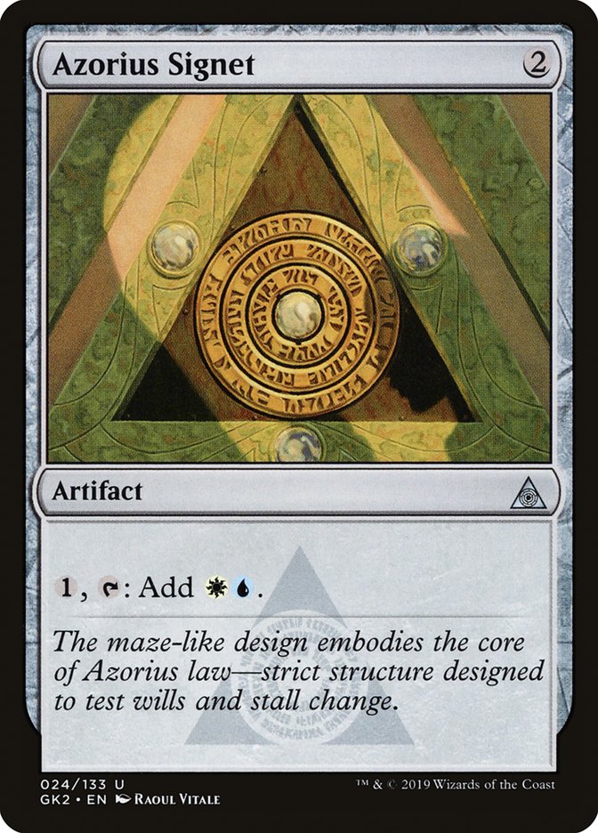 Azorius Signet [Ravnica Allegiance Guild Kit] | Mindsight Gaming