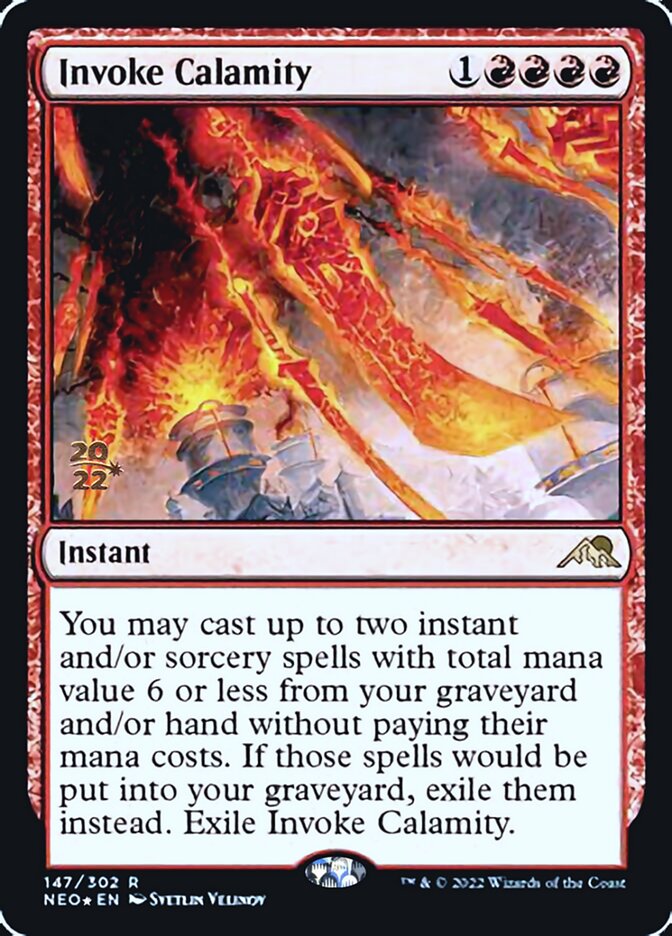 Invoke Calamity [Kamigawa: Neon Dynasty Prerelease Promos] | Mindsight Gaming