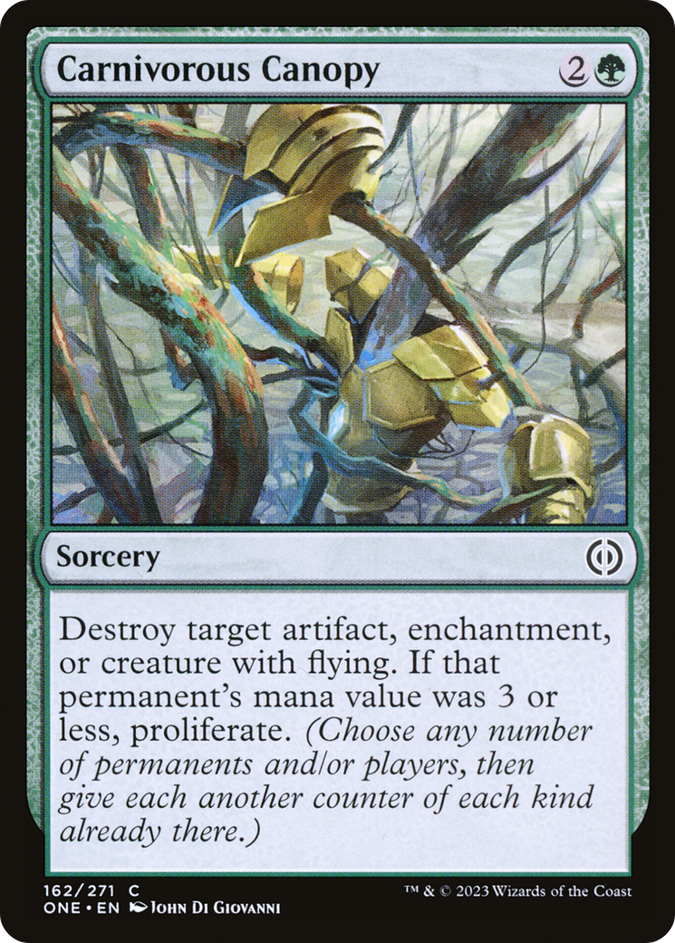 Carnivorous Canopy [Phyrexia: All Will Be One] | Mindsight Gaming