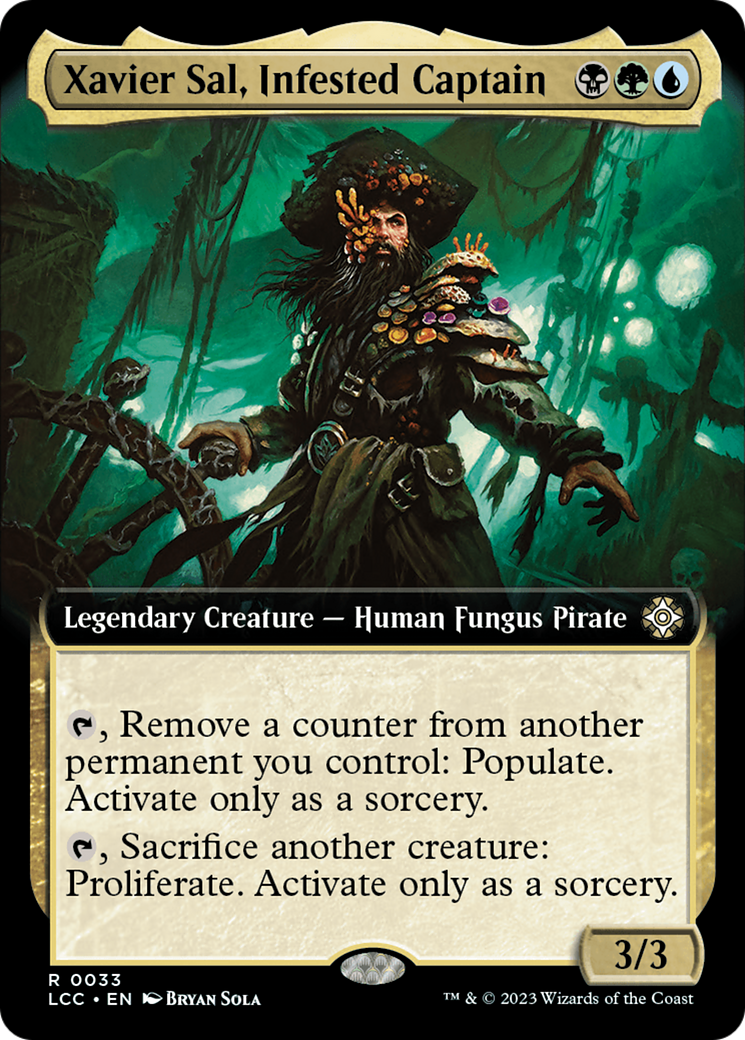 Xavier Sal, Infested Captain (Extended Art) [The Lost Caverns of Ixalan Commander] | Mindsight Gaming