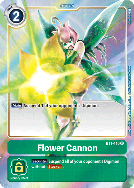 Flower Cannon [BT1-110] (Alternate Art) [Release Special Booster Ver.1.0] | Mindsight Gaming