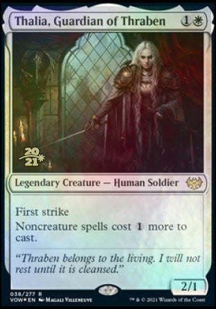 Thalia, Guardian of Thraben [Innistrad: Crimson Vow Prerelease Promos] | Mindsight Gaming