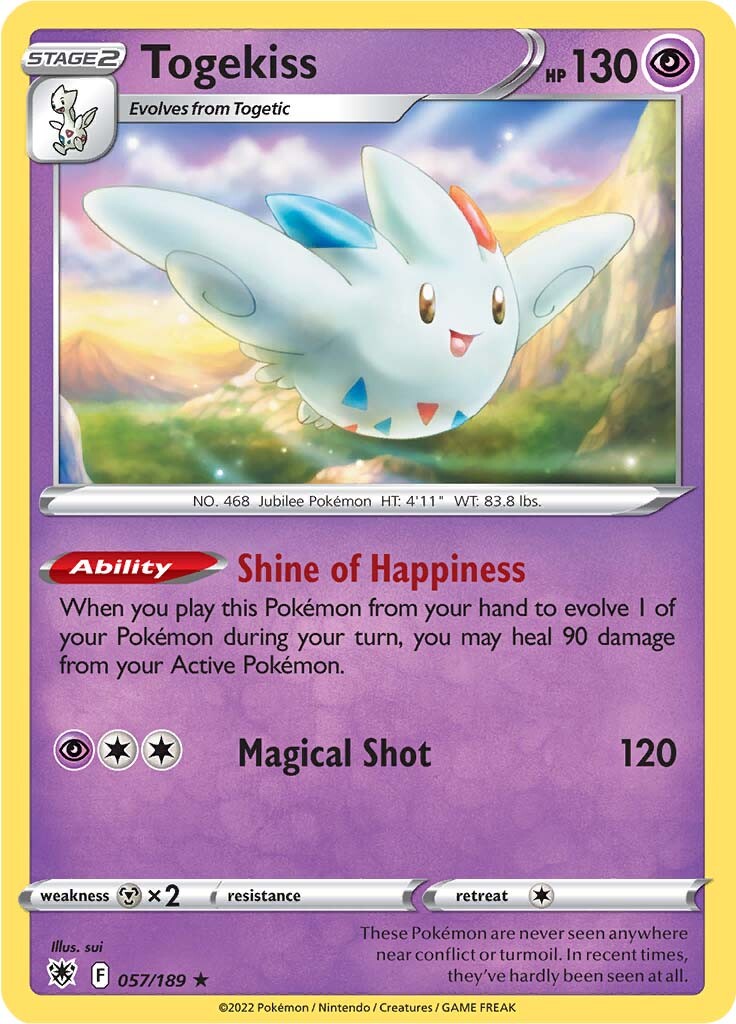 Togekiss (057/189) [Sword & Shield: Astral Radiance] | Mindsight Gaming