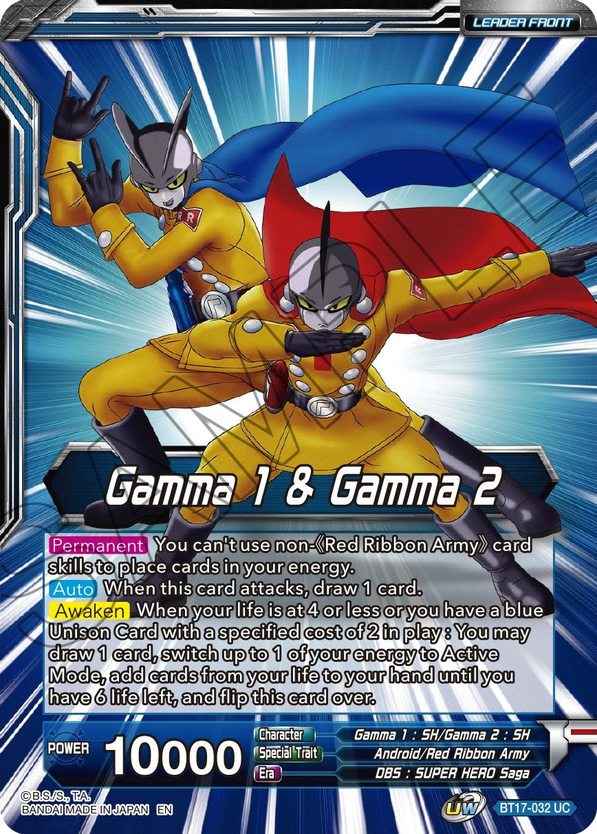 Gamma 1 & Gamma 2 // Gamma 1 & Gamma 2, Newfound Foes (BT17-032) [Ultimate Squad Prerelease Promos] | Mindsight Gaming