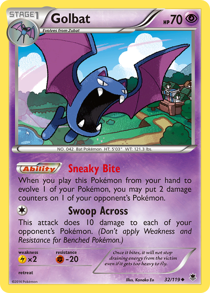 Golbat (32/119) [XY: Phantom Forces] | Mindsight Gaming