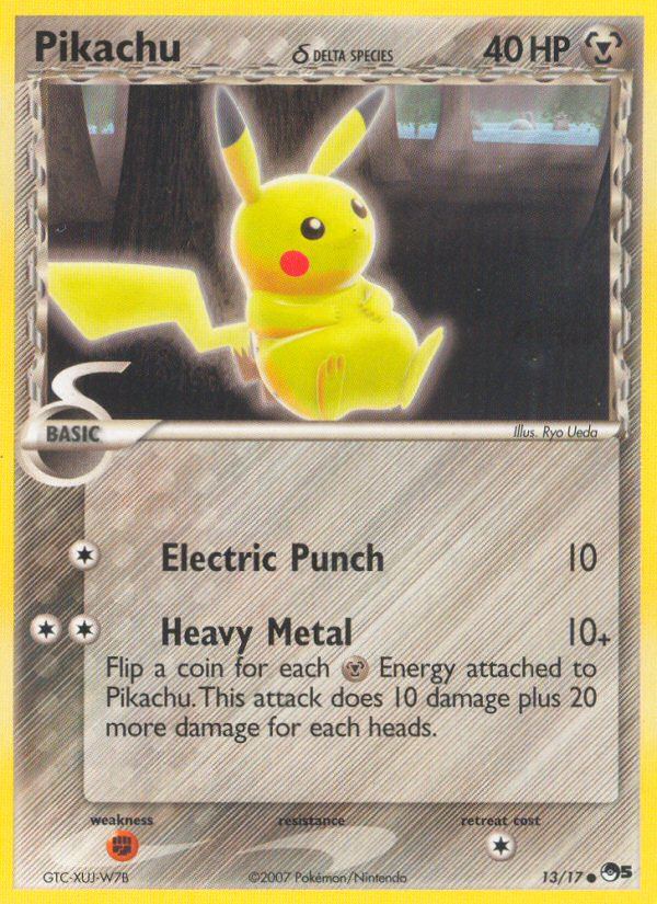 Pikachu (13/17) (Delta Species) [POP Series 5] | Mindsight Gaming