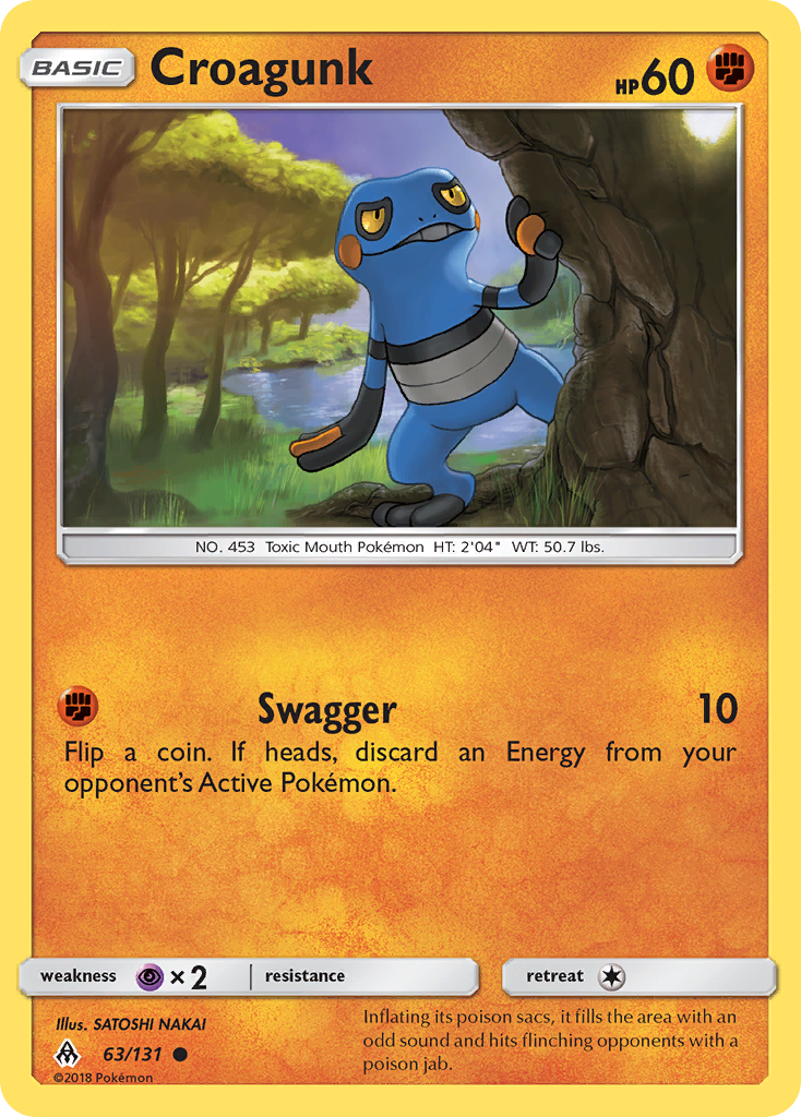 Croagunk (63/131) [Sun & Moon: Forbidden Light] | Mindsight Gaming