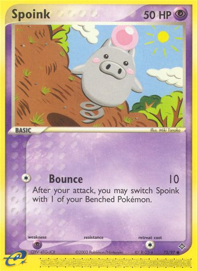 Spoink (73/97) [EX: Dragon] | Mindsight Gaming