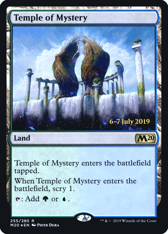 Temple of Mystery  [Core Set 2020 Prerelease Promos] | Mindsight Gaming