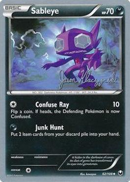 Sableye (62/108) (Darkrai Deck - Jason Klaczynski) [World Championships 2013] | Mindsight Gaming