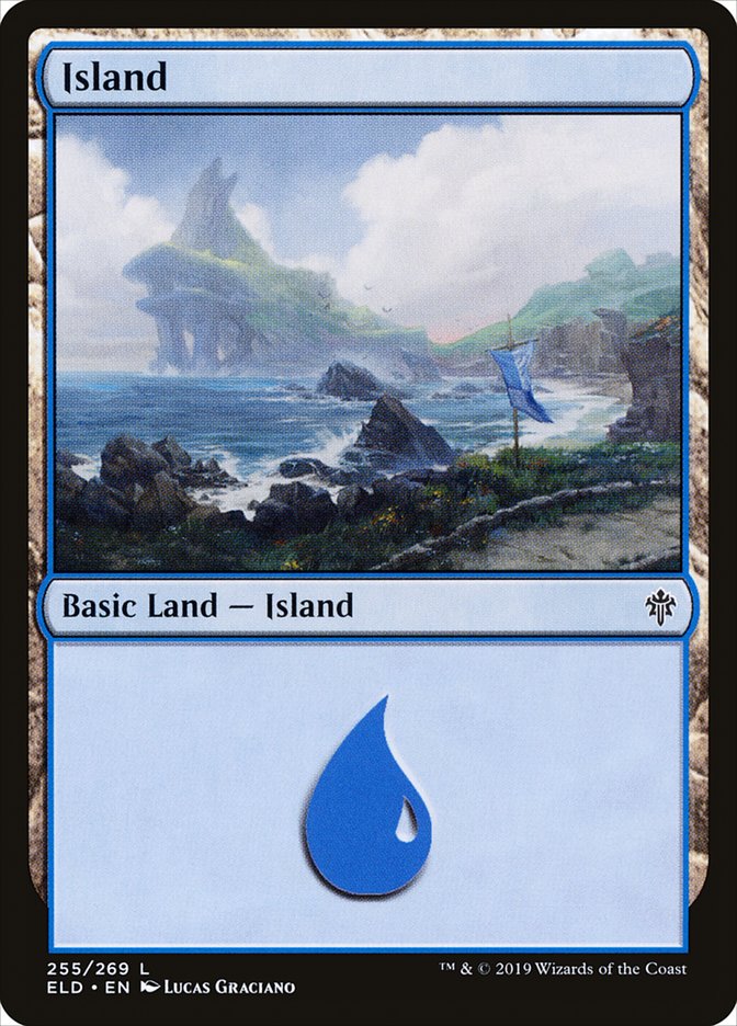 Island (255) [Throne of Eldraine] | Mindsight Gaming