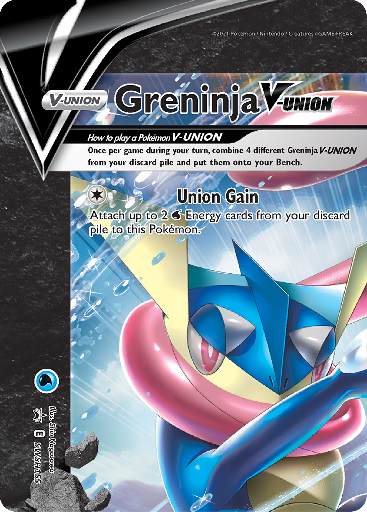 Greninja V-Union (SWSH155) [Sword & Shield: Black Star Promos] | Mindsight Gaming