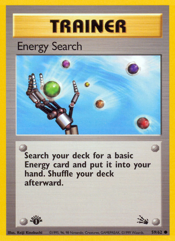 Energy Search (59/62) [Fossil 1st Edition] | Mindsight Gaming