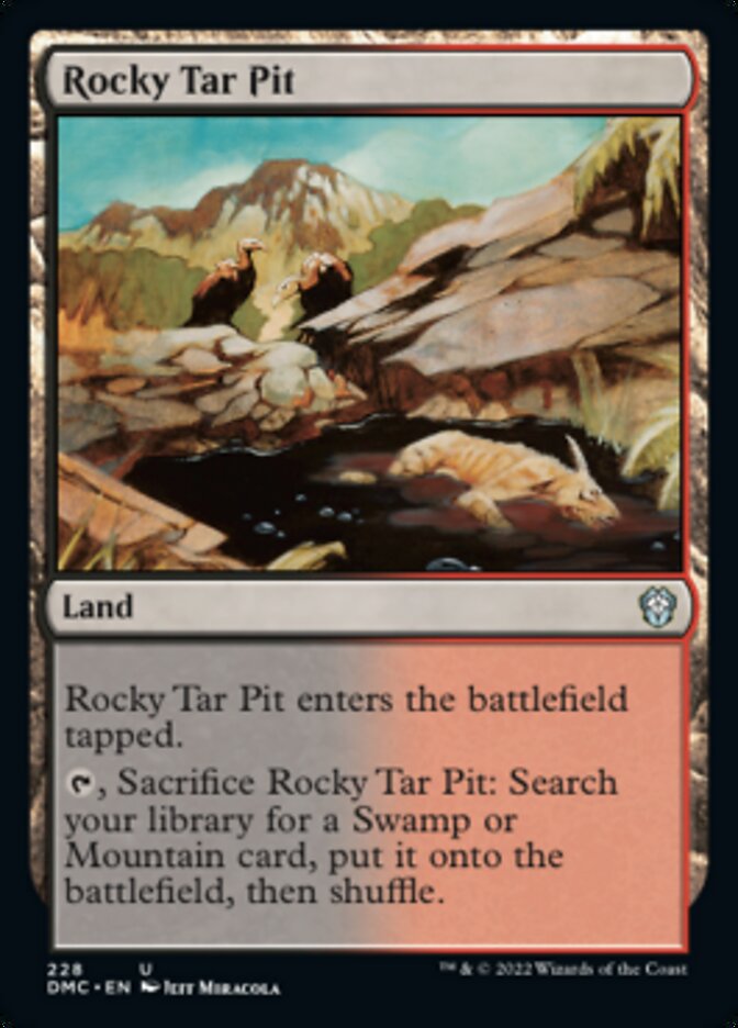 Rocky Tar Pit [Dominaria United Commander] | Mindsight Gaming