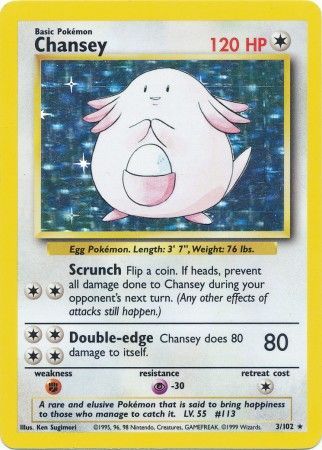 Chansey (3/102) [Base Set Unlimited] | Mindsight Gaming