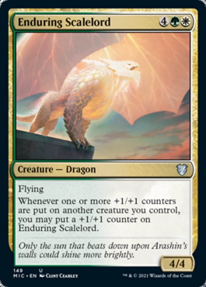 Enduring Scalelord [Innistrad: Midnight Hunt Commander] | Mindsight Gaming