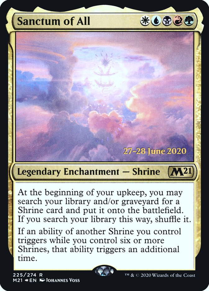 Sanctum of All  [Core Set 2021 Prerelease Promos] | Mindsight Gaming