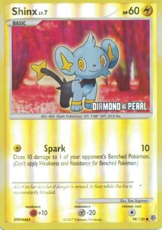 Shinx (98/130) [Burger King Promos: 2008 Collection] | Mindsight Gaming