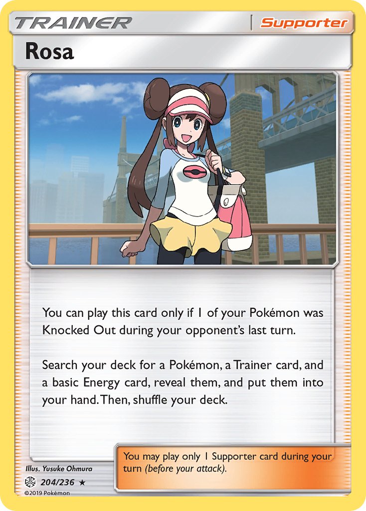 Rosa (204/236) (Theme Deck Exclusive) [Sun & Moon: Cosmic Eclipse] | Mindsight Gaming