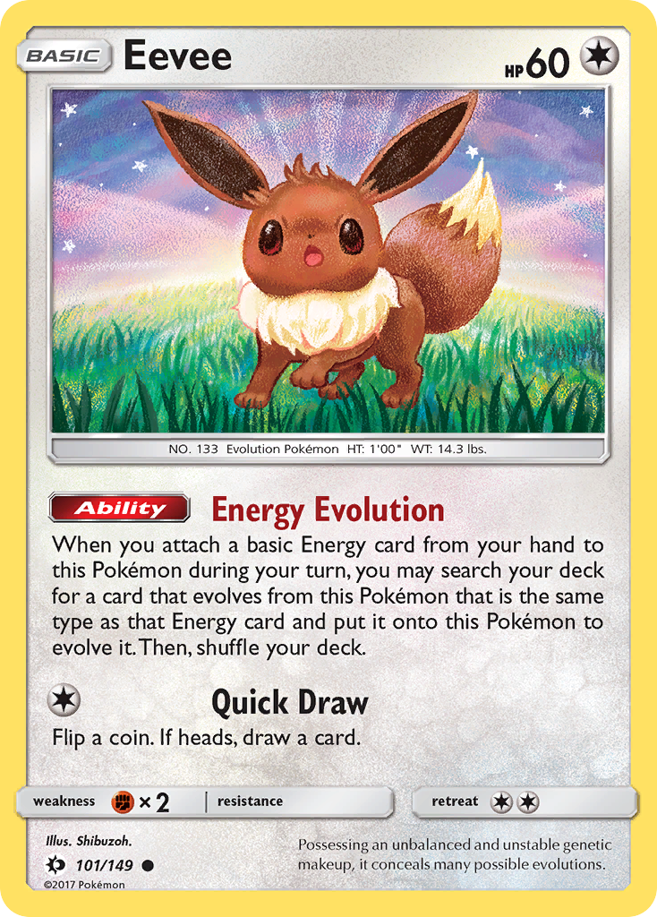 Eevee (101/149) [Sun & Moon: Base Set] | Mindsight Gaming