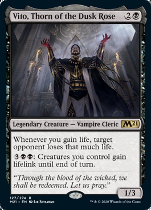 Vito, Thorn of the Dusk Rose [Core Set 2021] | Mindsight Gaming