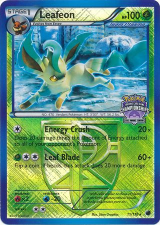 Leafeon (11/116) (States Championship Promo) [Black & White: Plasma Freeze] | Mindsight Gaming