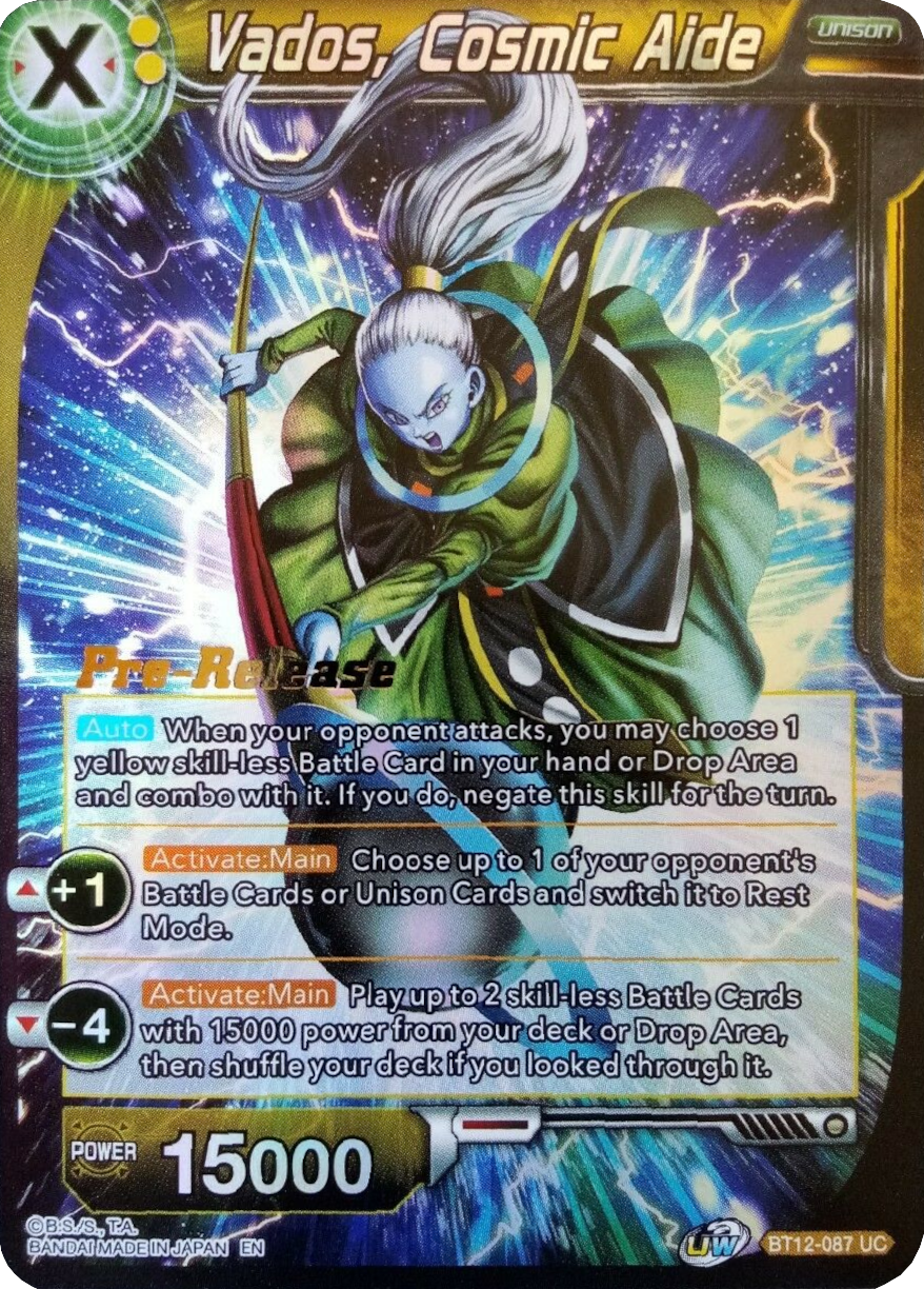 Vados, Cosmic Aide (BT12-087) [Vicious Rejuvenation Prerelease Promos] | Mindsight Gaming