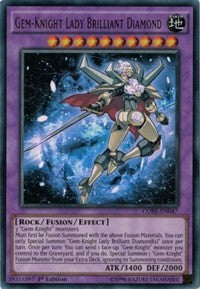 Gem-Knight Lady Brilliant Diamond [CORE-EN047] Ultra Rare | Mindsight Gaming