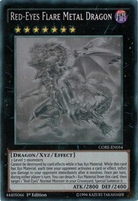 Red-Eyes Flare Metal Dragon (GR) [CORE-EN054] Ghost Rare | Mindsight Gaming