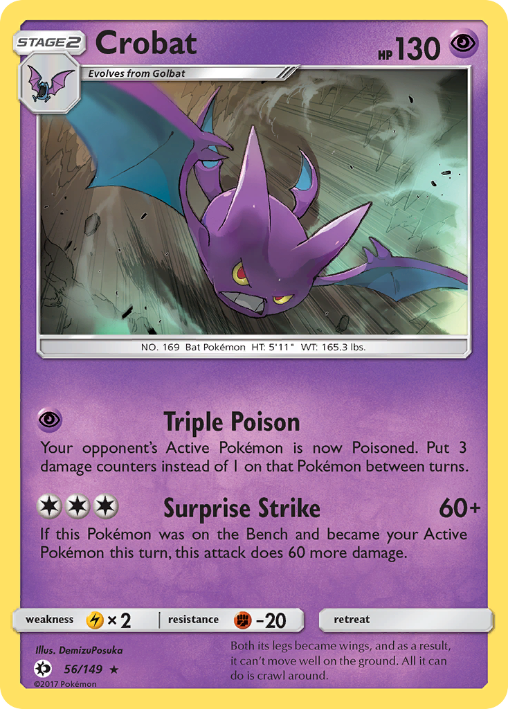 Crobat (56/149) [Sun & Moon: Base Set] | Mindsight Gaming