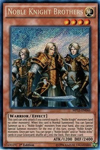 Noble Knight Brothers [MP15-EN046] Secret Rare | Mindsight Gaming