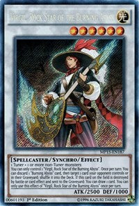 Virgil, Rock Star of the Burning Abyss [MP15-EN187] Secret Rare | Mindsight Gaming