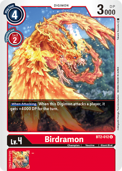 Birdramon [BT2-012] [Release Special Booster Ver.1.5] | Mindsight Gaming