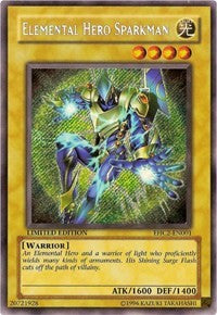 Elemental HERO Sparkman [EHC2-EN001] Secret Rare | Mindsight Gaming