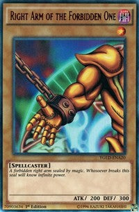 Right Arm of the Forbidden One (A) [YGLD-ENA20] Ultra Rare | Mindsight Gaming