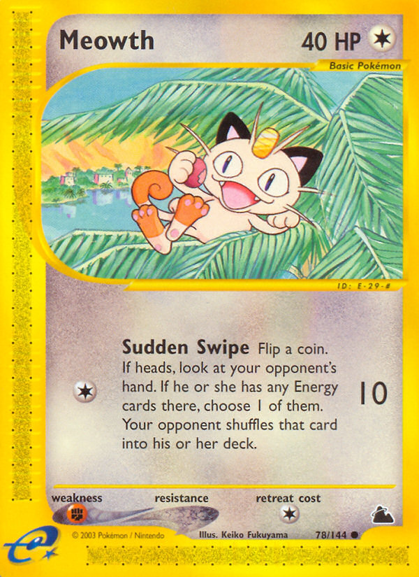 Meowth (78/144) [Skyridge] | Mindsight Gaming