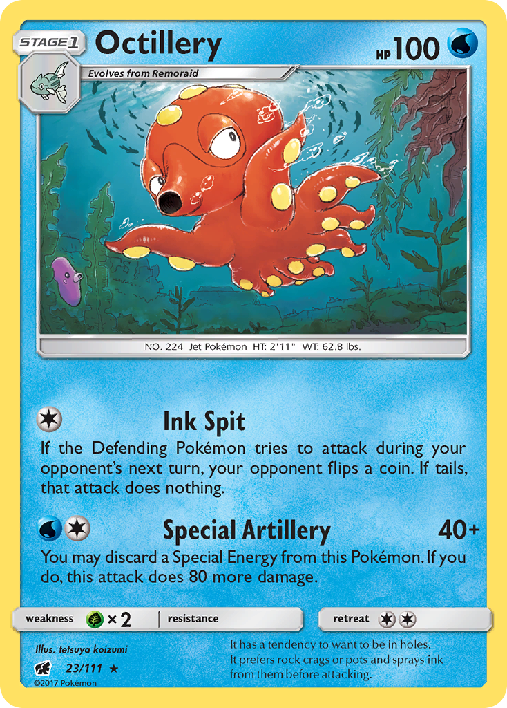 Octillery (23/111) [Sun & Moon: Crimson Invasion] | Mindsight Gaming