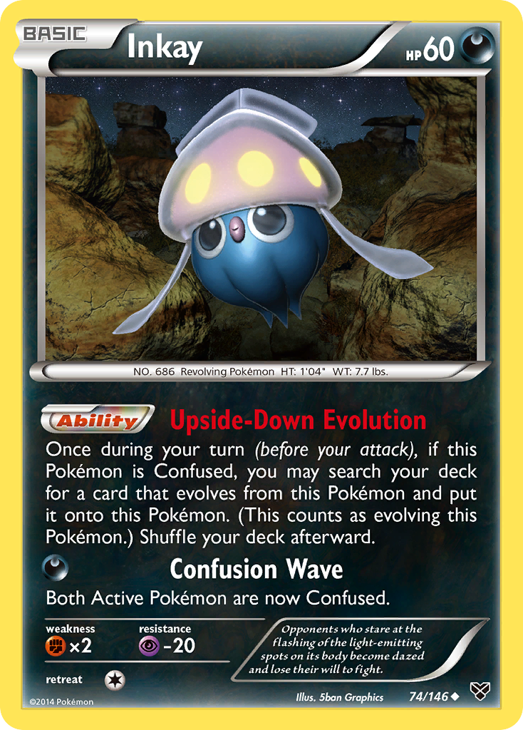 Inkay (74/146) [XY: Base Set] | Mindsight Gaming