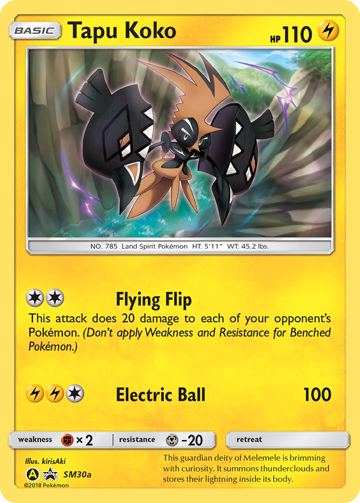 Tapu Koko (SM30a) [Sun & Moon: Black Star Promos] | Mindsight Gaming