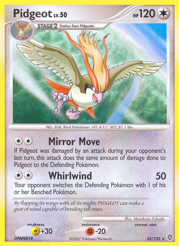 Pidgeot (35/132) [Diamond & Pearl: Secret Wonders] | Mindsight Gaming