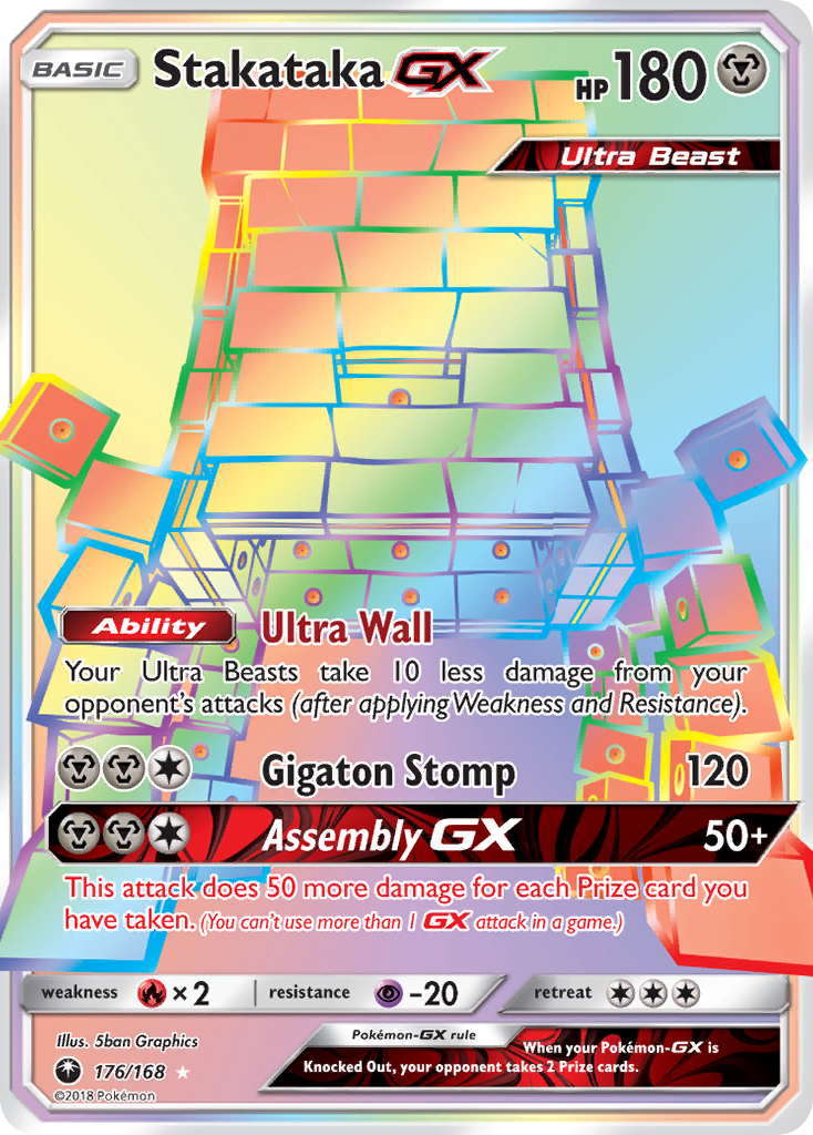 Stakataka GX (176/168) [Sun & Moon: Celestial Storm] | Mindsight Gaming