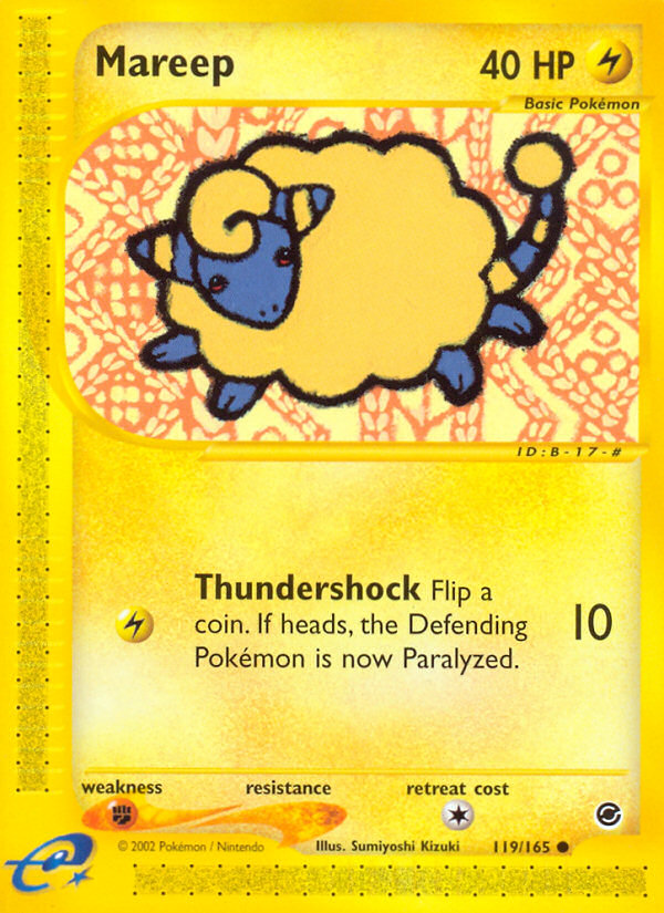 Mareep (119/165) [Expedition: Base Set] | Mindsight Gaming